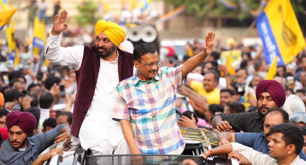 Arvind Kejriwal and CM Bhagwant Mann will do a mega road show today