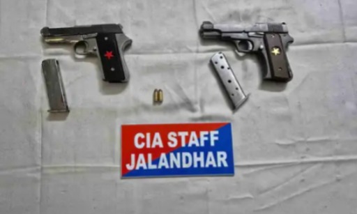 जालंधर में जोगा फोल्डीवाल और सोनू खत्री गैंग के 2 सदस्य गिरफ्तार, 2 अवैध पिस्तौल बरामद